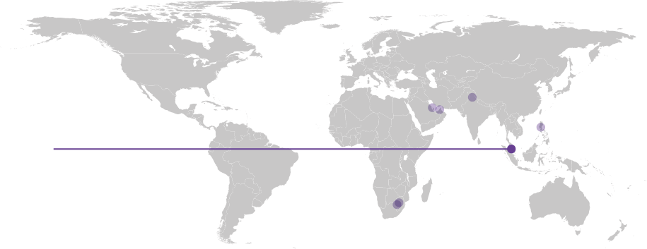 Map displaying SJCK-Davidson School, Malaysia